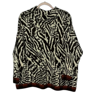Olsen Animal Print Sweater